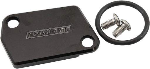 GM LS MAF SENSOR BLOCK OFF    PLATE DELETE COVER MASS AIR   FLOW Aeroflow - AF 64-2176BLK