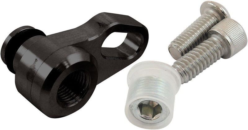 GM LS3 MAP SENSOR PORT ADAPTERREMOTE 1/8" NPT BLACK OEM     MANIFOLD Aeroflow - AF 64-2193