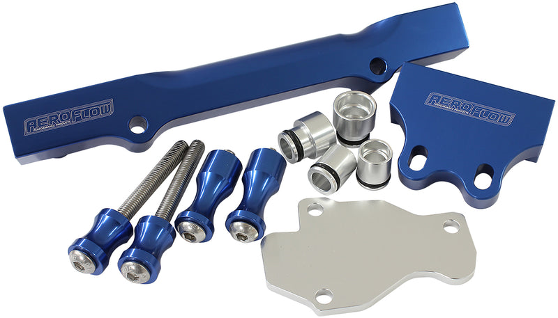 ROTARY FUEL RAIL KIT SERIES 6 7 & 8. MAZDA RX7 BLUE GEN 2