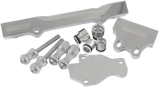 ROTARY FUEL RAIL KIT SERIES 6 7 & 8. MAZDA RX7 SILVER GEN 2