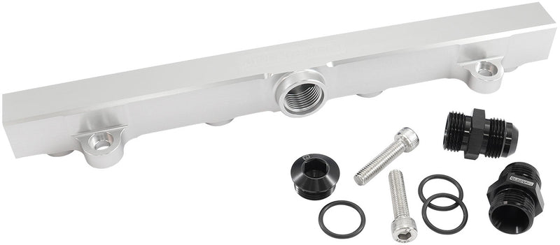 MITSUBISHI 4G63 EVO 4 to 9    FUEL RAIL -10ORB SILVER
