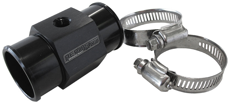 1-1/4" 32mm WATER TEMP HOSE   ADAPTER w/ 1/8" NPT GAUGE PORT Default Title