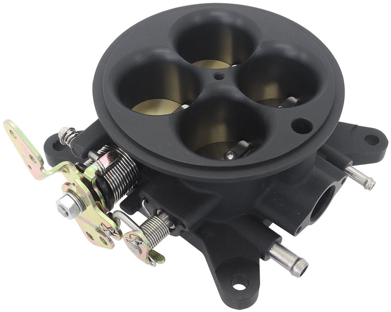 4BBL Cast Throttle Body       black 4150 / 4500 4bbl