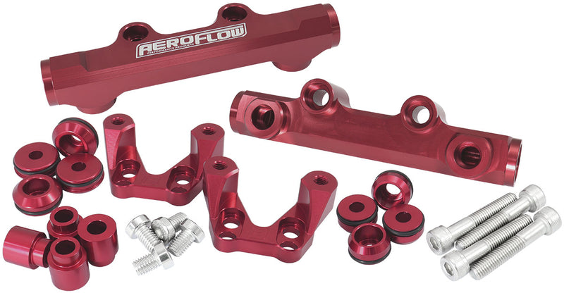 SUBARU EJ20 CONVERSION FUEL   RAIL TOP FEED RED 92-00 WRX