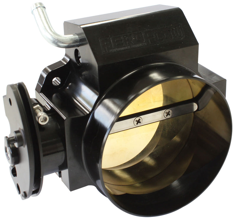 GM LS 105MM THROTTLE BODY     BLACK USES STD IDLE & TPS