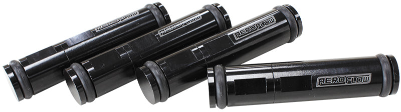 INJECTOR BLANKING INSERTS 14MMFULL & 3/4 LENGTH BLACK 4 PACK