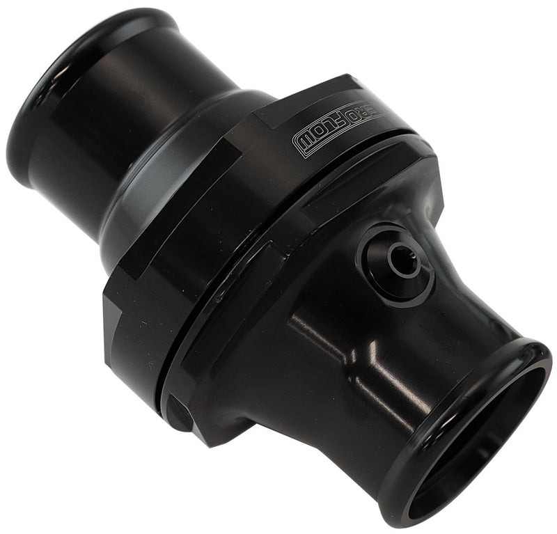 INLINE THERMOSTAT HOUSING     1.50" 38MM HOSE BLACK