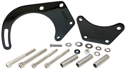 LOW MOUNT ALT BRACKET BLACK   B/B CHEV WITH SHORT WATER PUMP