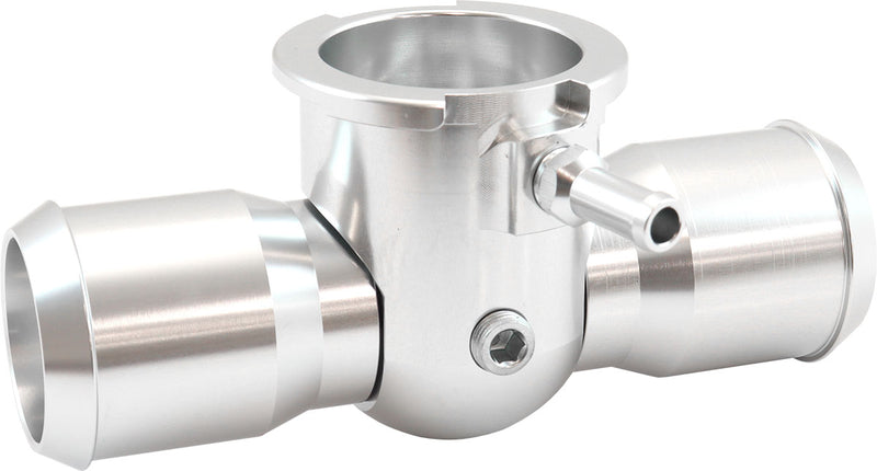 REMOTE RADIATOR HOSE FILLER   1-1/4-20 THREAD 42mm CAP BARB SILVER Aeroflow - AF 64-4039