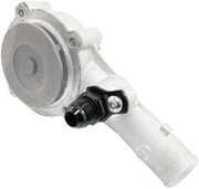 FORD BARRA THERMOSTAT -10AN   PRESS IN ADAPTER FITTING HEATETURBO Aeroflow - AF 64-4042BLK