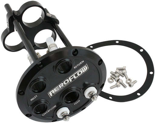 LOW PROFILE TRIPLE PUMP HANGERFUEL 450 525lph BLACK BILLET