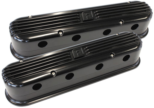 LS CHEV BILLET RETRO BLACK    VALVE COVERS, LS2 AND LS3 COIL