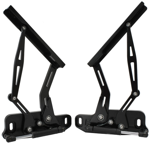 BILLET BONNET HINGE KIT BLACK HQ-WB HOLDEN, LH-UC TORANA new