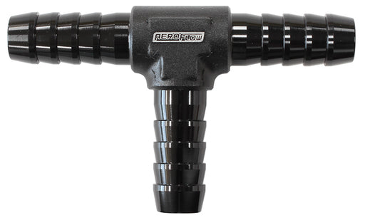 ALUMINIUM T PIECE 10MM / 3/8" BLACK TEE VACUUM SILICONE HOSE
