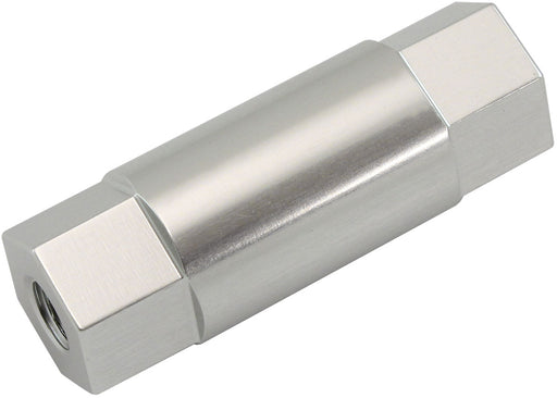 M6 FEMALE HEX SPACER SILVER   1 PER PACK 40mm LENGTH