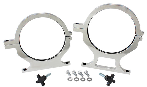 NOS BOTTLE BILLET BRACKETS    *PAIR* POLISHED NITROUS