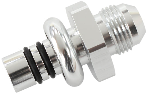 FORD EFI REGULATOR ADAPTER    -8AN WITH .550" SHANK SILVER