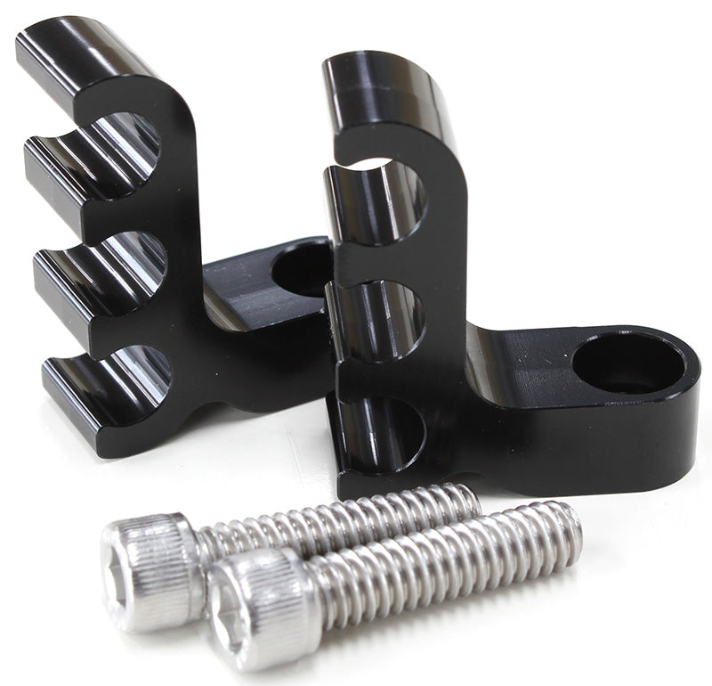 BLACK 3 WIRE LEAD SEPARATOR   BOLT INTO VALVE COVER PAIR