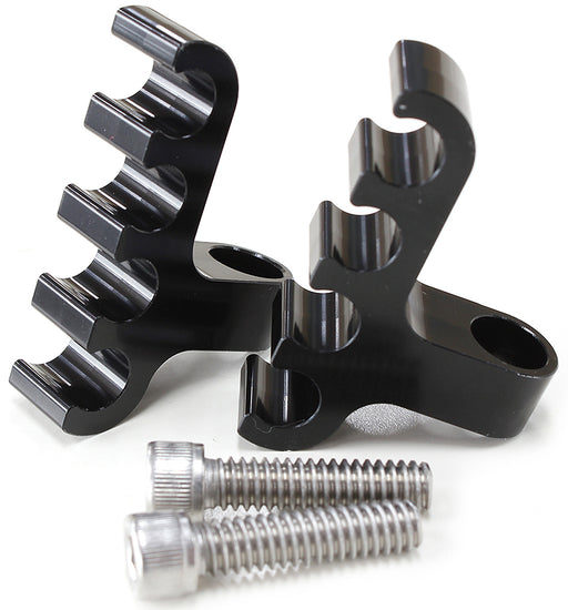 BLACK 4 WIRE LEAD SEPARATOR   BOLT INTO VALVE COVER PAIR