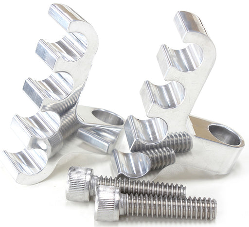 POLISHED 4 WIRE LEAD SEPARATORBOLT INTO VALVE COVER PAIR