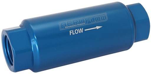 AEROFLOW PRO FILTER 10 MICRON BLUE FEMALE -12ORB 2" x  5.5"