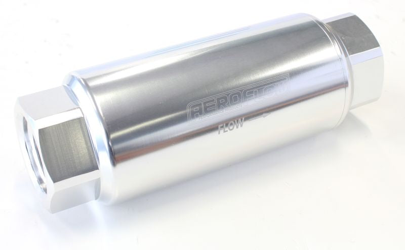 AEROFLOW PRO FILTER 60 MICRON SILVER FEMALE-12ORB 2 x 5.5"