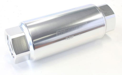 AEROFLOW PRO FILTER 60 MICRON SILVER FEMALE-12ORB 2 x 5.5"