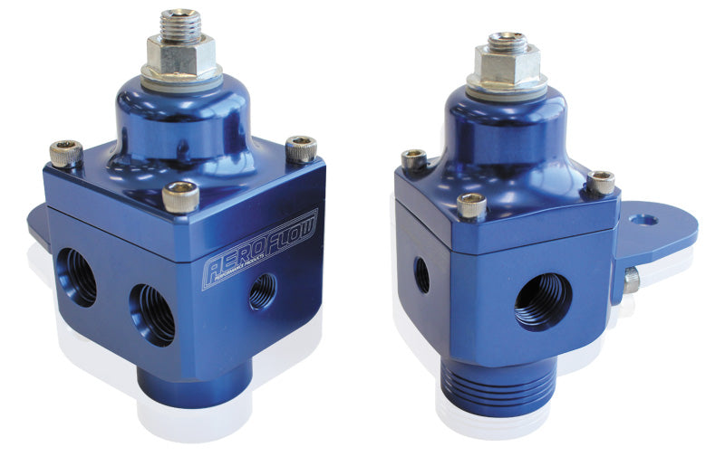 2 PORT FUEL PRESSURE REGULATORBLUE 750+ HP @ 4-12 PSI