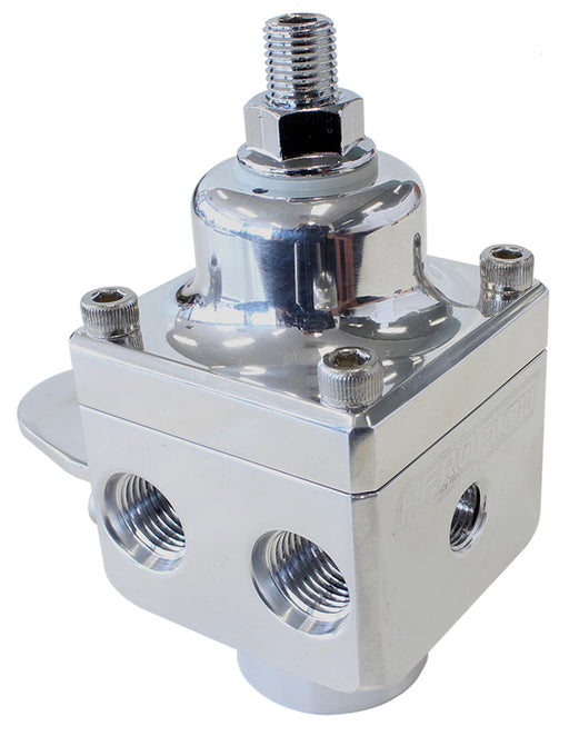 4 PORT FUEL PRESSURE REGULATORPOLISHED CARB 1600+HP 4-12 PSI