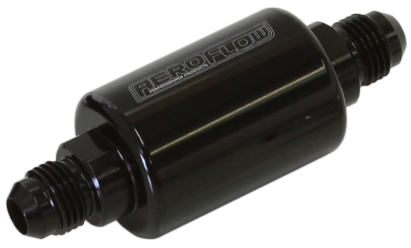 AEROFLOW FILTER 40 MICRON     BLACK -6AN  1.25" x 3" NOTES