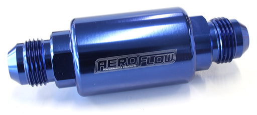 AEROFLOW FILTER 40 MICRON     BLUE -8AN  1.25" x 3" NOTES
