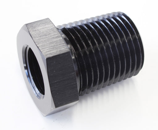 TEMPERATURE PROBE ADAPTER     BLACK 1/2" MALE 5/8" FEMALE