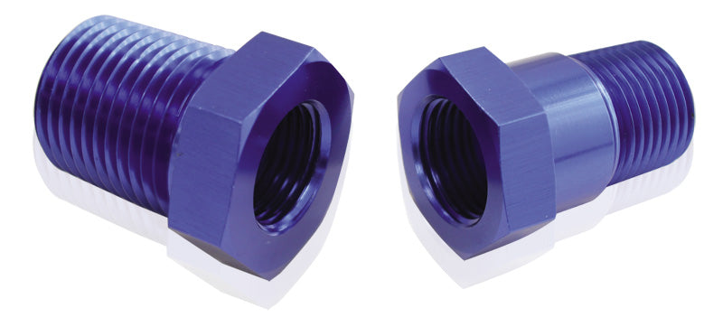 TEMPERATURE PROBE ADAPTER     BLUE 1/2" MALE 5/8" FEMALE