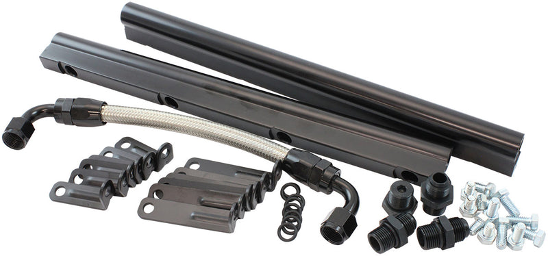 GM LS FUEL RAIL KIT EFI INTAKEMANIFOLD CATHEDRAL PORT LS1   LS2 Aeroflow - AF6999-5000