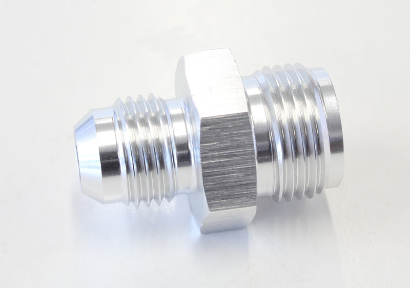 Adaptor 11/16 X 18 Inverted seat to -06 Silver