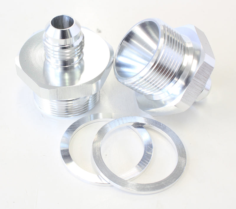 Male -6 to 1" x 20 Quadrajet Silver