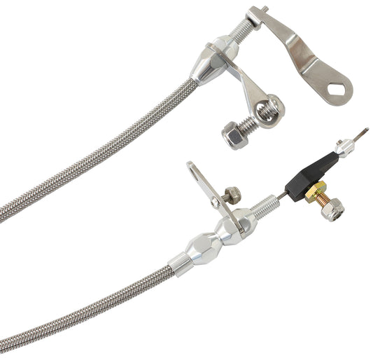AEROFLOW KICKDOWN CABLE C6    CHROME FINISH