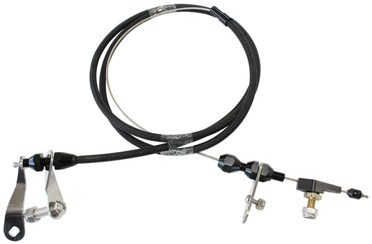 AEROFLOW KICKDOWN CABLE C6    BLACK FINISH