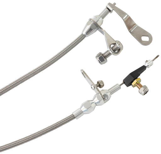 AEROFLOW KICKDOWN CABLE C6    CHROME FINISH