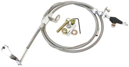 AEROFLOW KICKDOWN POWERGLIDE  CABLE CHROME FINISH