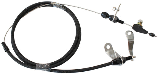 AEROFLOW KICKDOWN FORD C4     CABLE BLACK FINISH