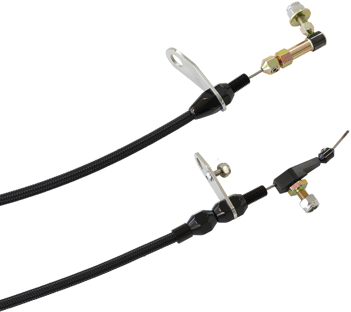 AEROFLOW KICKDOWN TORQUEFLITE 904 CABLE BLACK FINISH