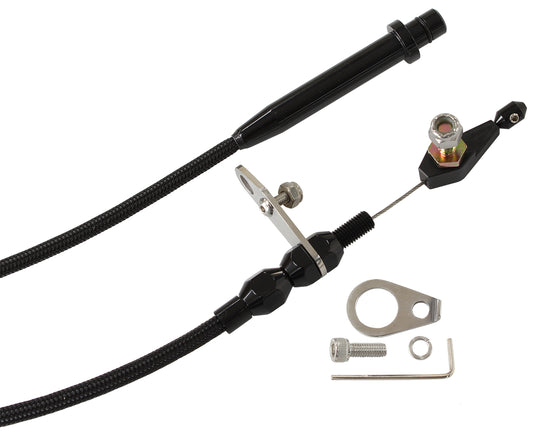 AEROFLOW KICKDOWN GM TH350    CABLE BLACK FINISH
