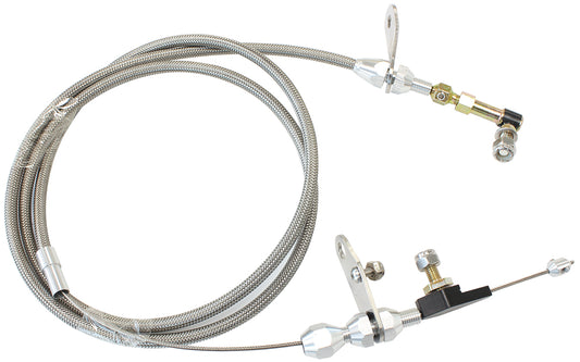 AEROFLOW KICKDOWN TORQUEFLITE 727 CABLE CHROME FINISH