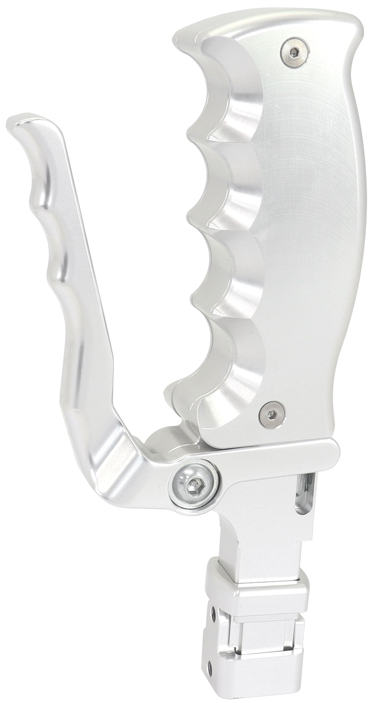 MUSTANG ATTACK OEM BILLET     SHIFTER HANDLE FORD SILVER