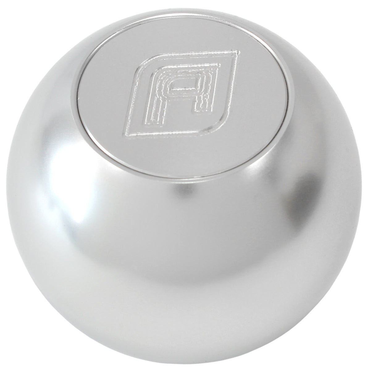 BILLET ROUND SILVER GEAR KNOB SHIFT SHIFTER BALL 1/2"-20