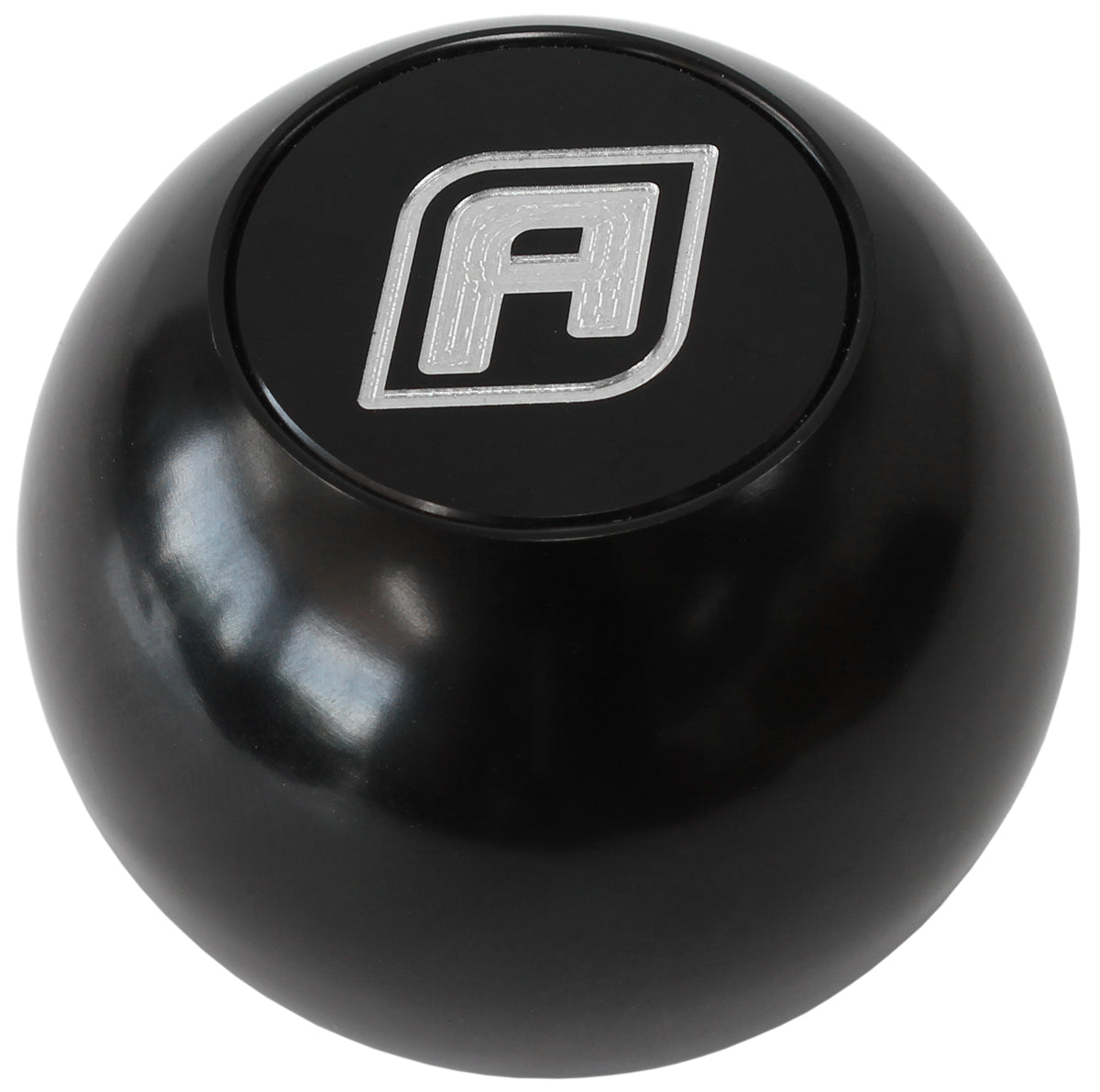 BILLET ROUND BLACK GEAR KNOB  SHIFT SHIFTER BALL 1/2"-20
