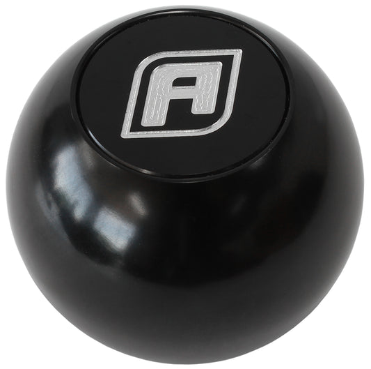 BILLET ROUND BLACK GEAR KNOB  SHIFT SHIFTER BALL 1/2"-20