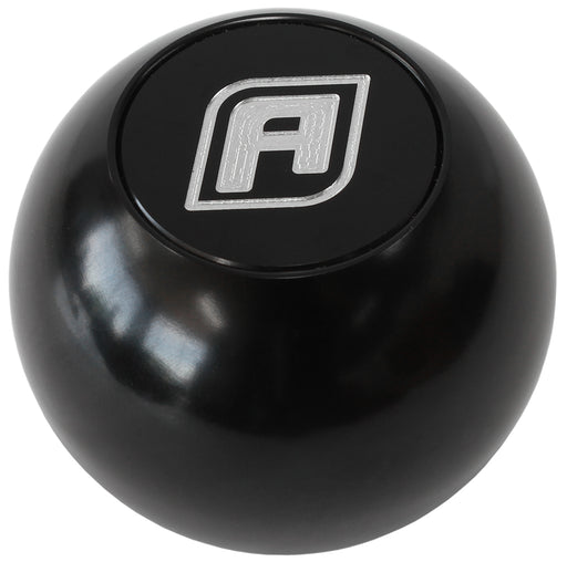BILLET ROUND BLACK GEAR KNOB  SHIFT SHIFTER BALL 1/2"-20