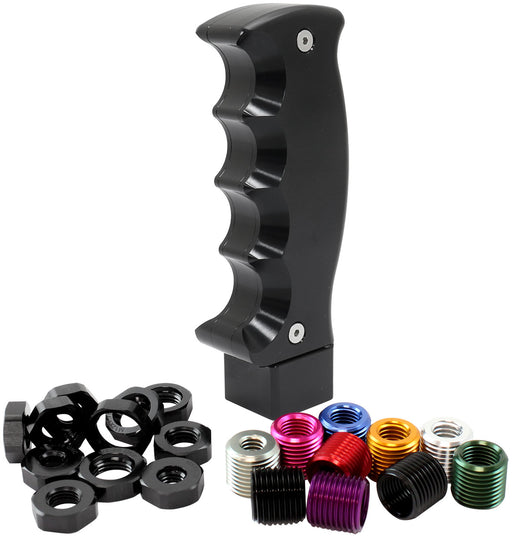 PISTOL BLACK GEAR KNOB MANUAL SHIFT SHIFTER BALL UNI M16